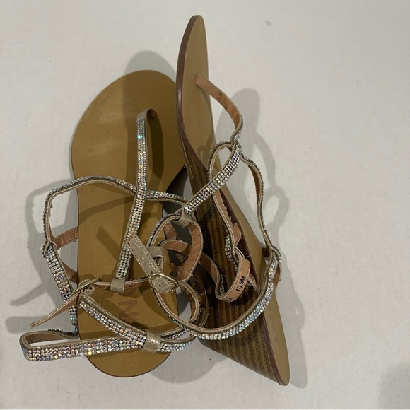 Women’s INC International Concepts Madge Silver Rhinestone Sandals Size 10.5! - Picture 8 of 9